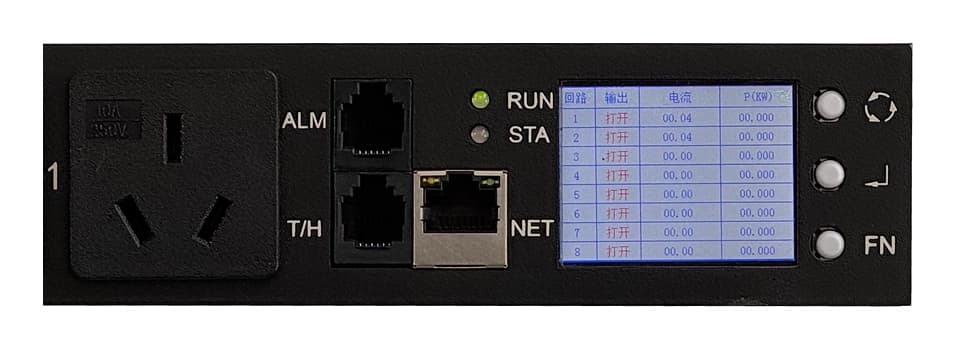 1U 8 Outlet Smart Pdu Detail 07 Right Detail