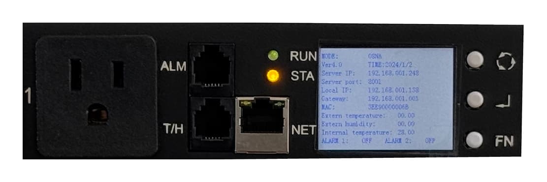 1U Smart Pdu Export Detail 03 Right Detail