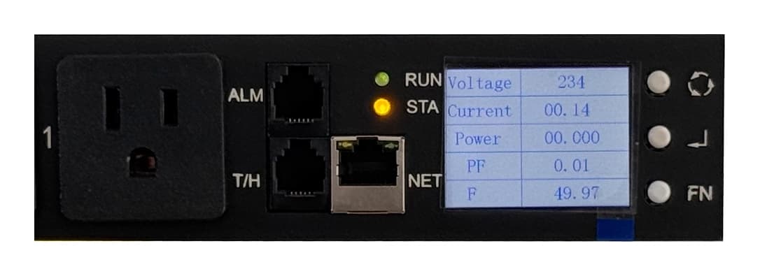 1U Smart Pdu Export Detail 01 Right Detail