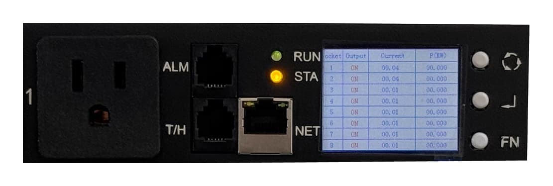 1U Smart Pdu Export Detail 02 Right Detail