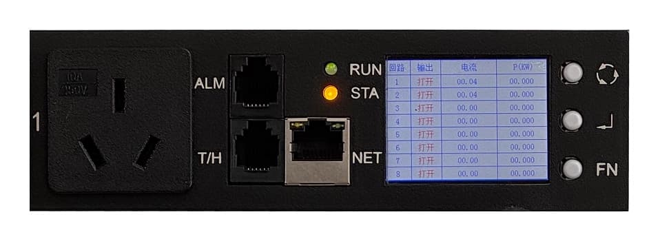 1U 8 Outlet Smart Pdu Detail 06 Right Detail